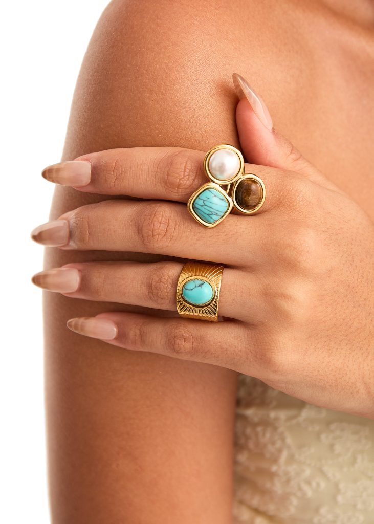 Weiteres Produktfoto 2: Joce Boho Ring R – Ring im Vintage-Stil