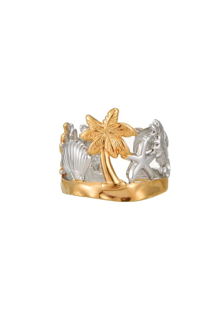 Tropical Golden Silver Ring product photo