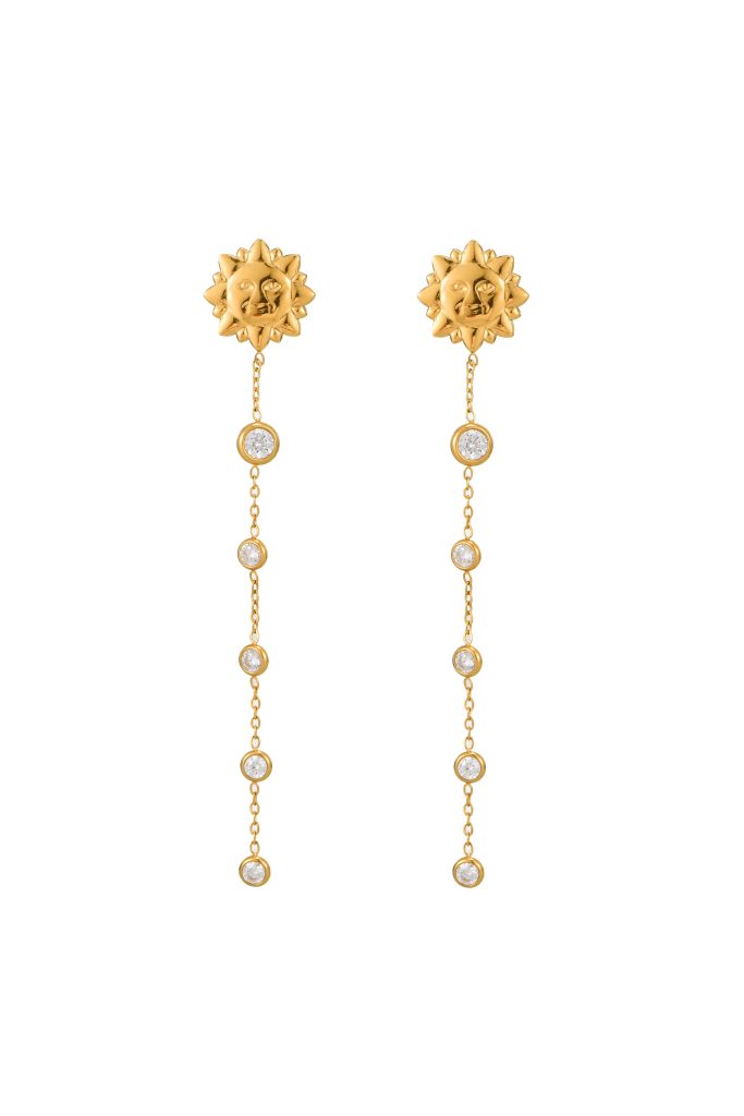 Sam Long Earrings - Sun product photo