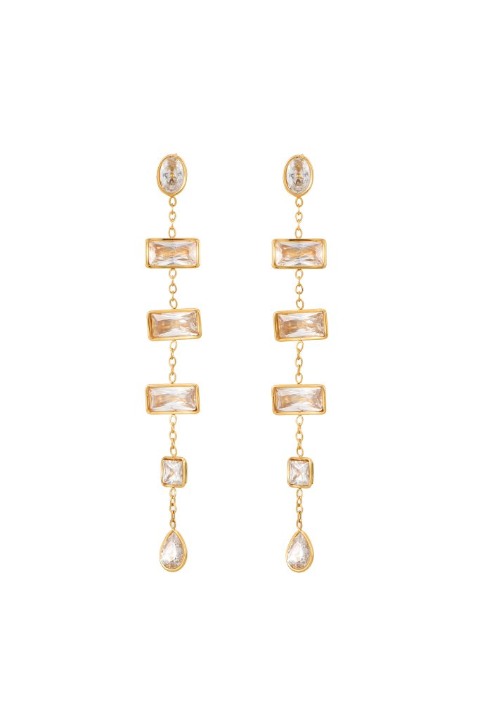 Sam Long Earrings - Carre product photo