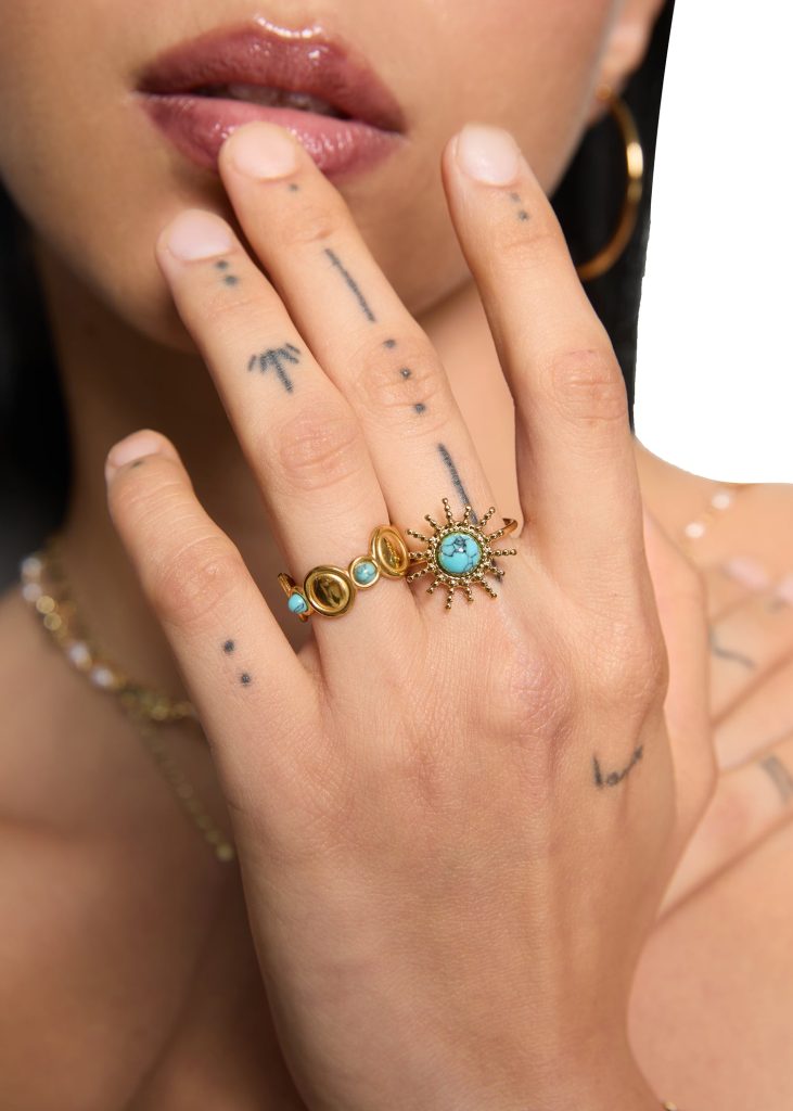 Weiteres Produktfoto 2: Joce Boho – Ring-Set im Vintage-Stil
