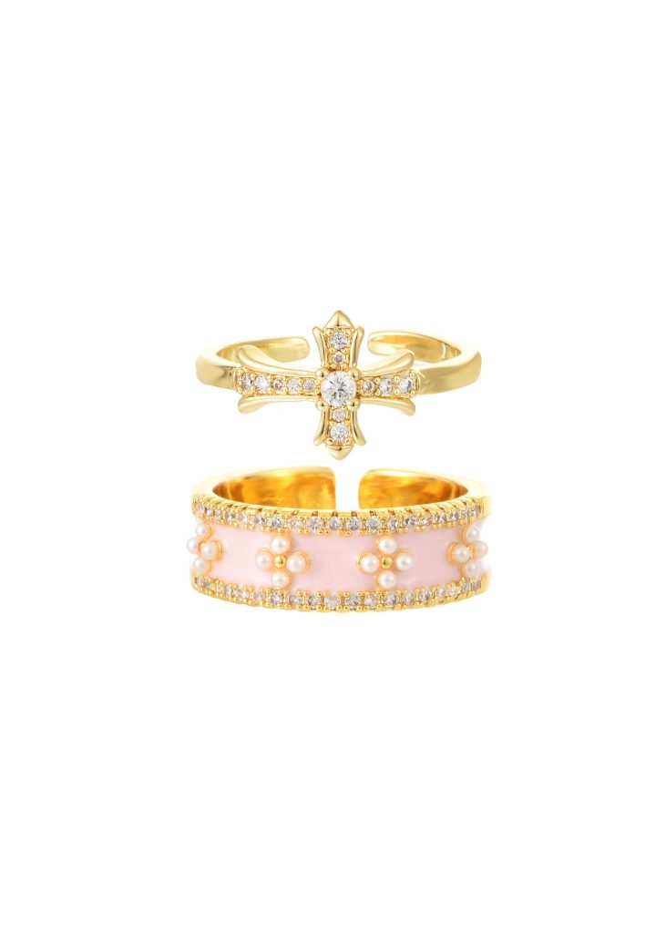 Val Cross Golden Ring - Pink Set product photo