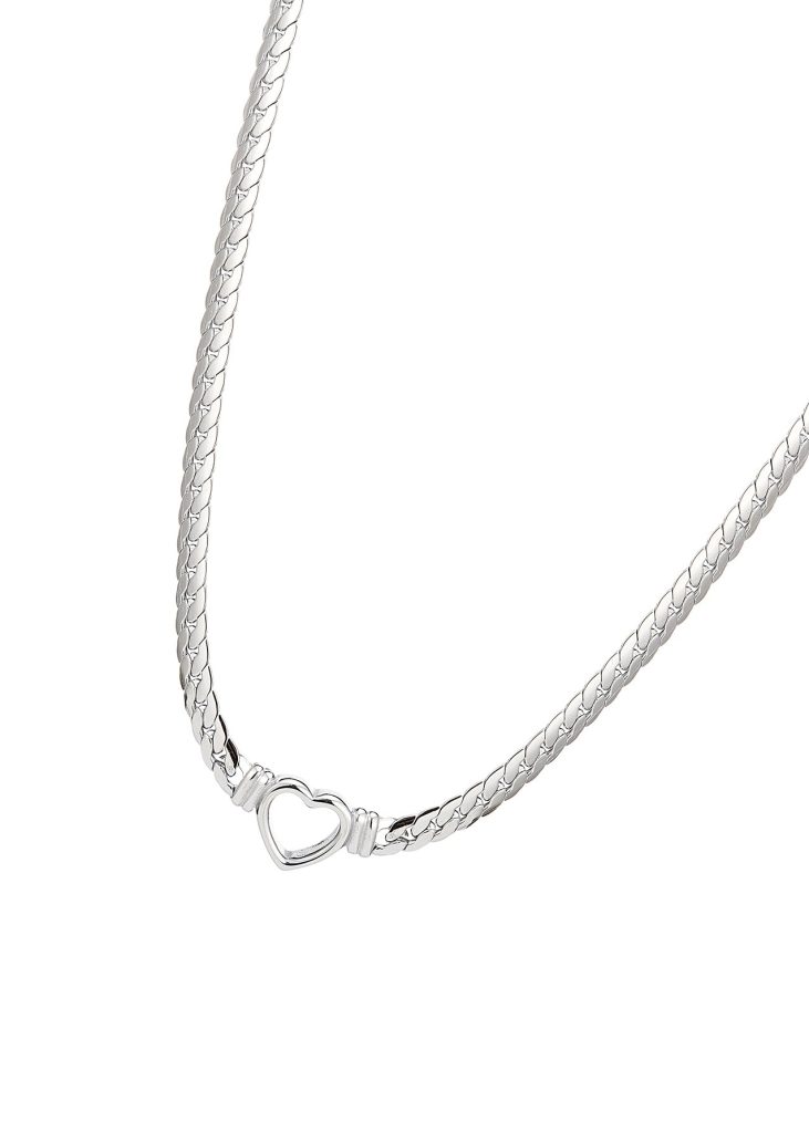 Weiteres Produktfoto 2: Lili Bold Love – Gliederkette in Silberoptik