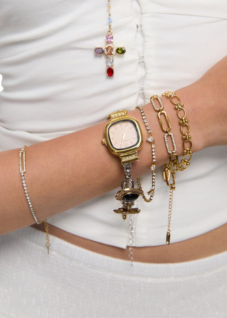 Gemma – Armband in Goldoptik – weitere Ansicht