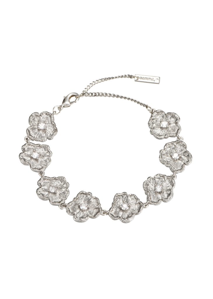 July Flower Silver Bracelet product photo