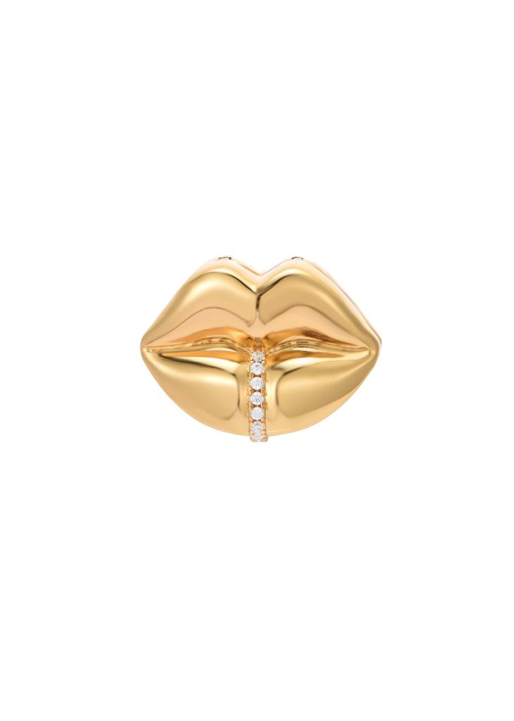 Bisou Collection - Bisou Golden Lipstick Ring product photo