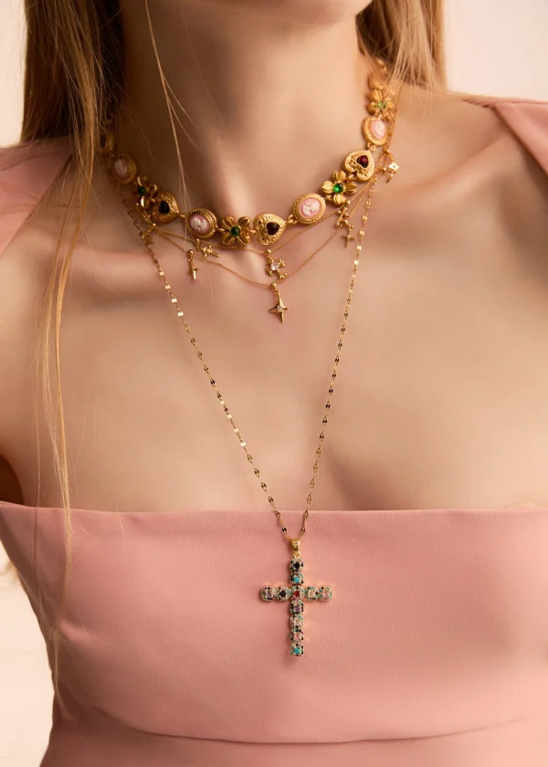 In Name Of Rose XL – lange Martina-Halskette – weitere Ansicht