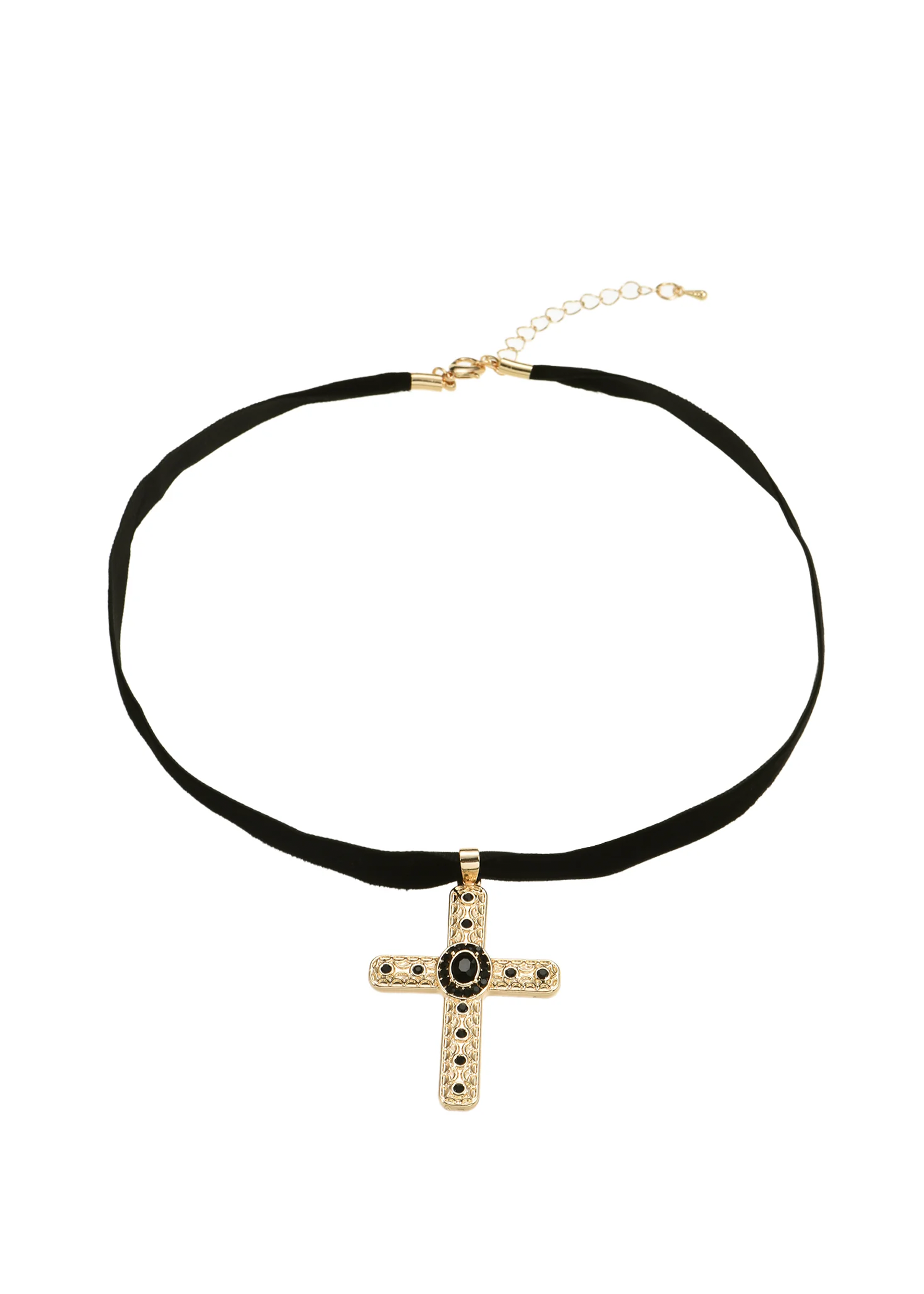 Mandy Cross Vintage Choker Necklace product photo
