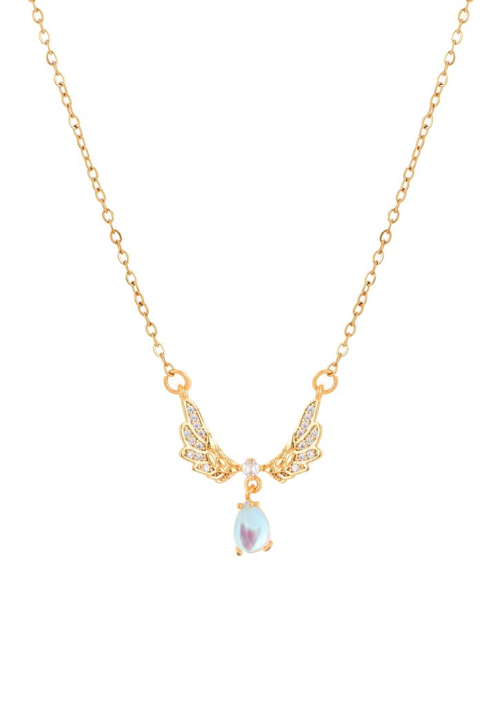 Moonstone Wings Necklace product photo