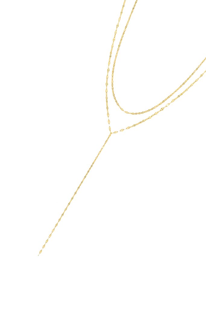 Weiteres Produktfoto 2: Mai – doppellagige Lariat-Halskette