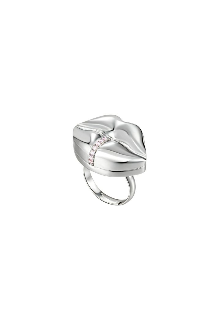 Bisou Collection - Bisou Silver Lipstick Ring product photo