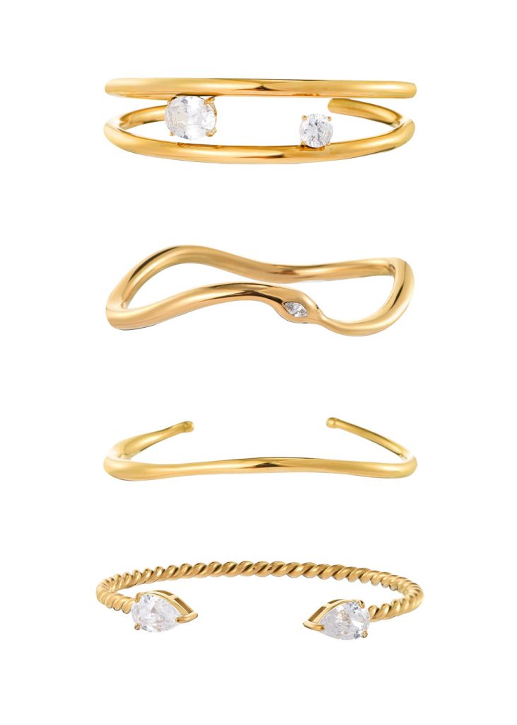 Bora Golden Bracelets Collection product photo