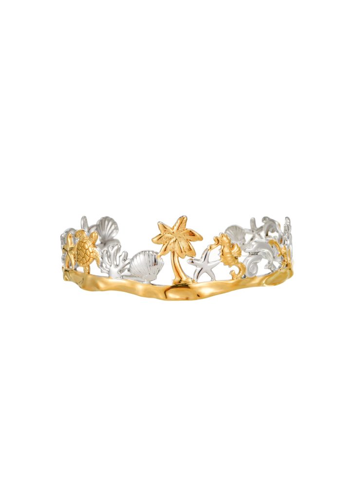 Tropical Golden Silver Bracelet product photo
