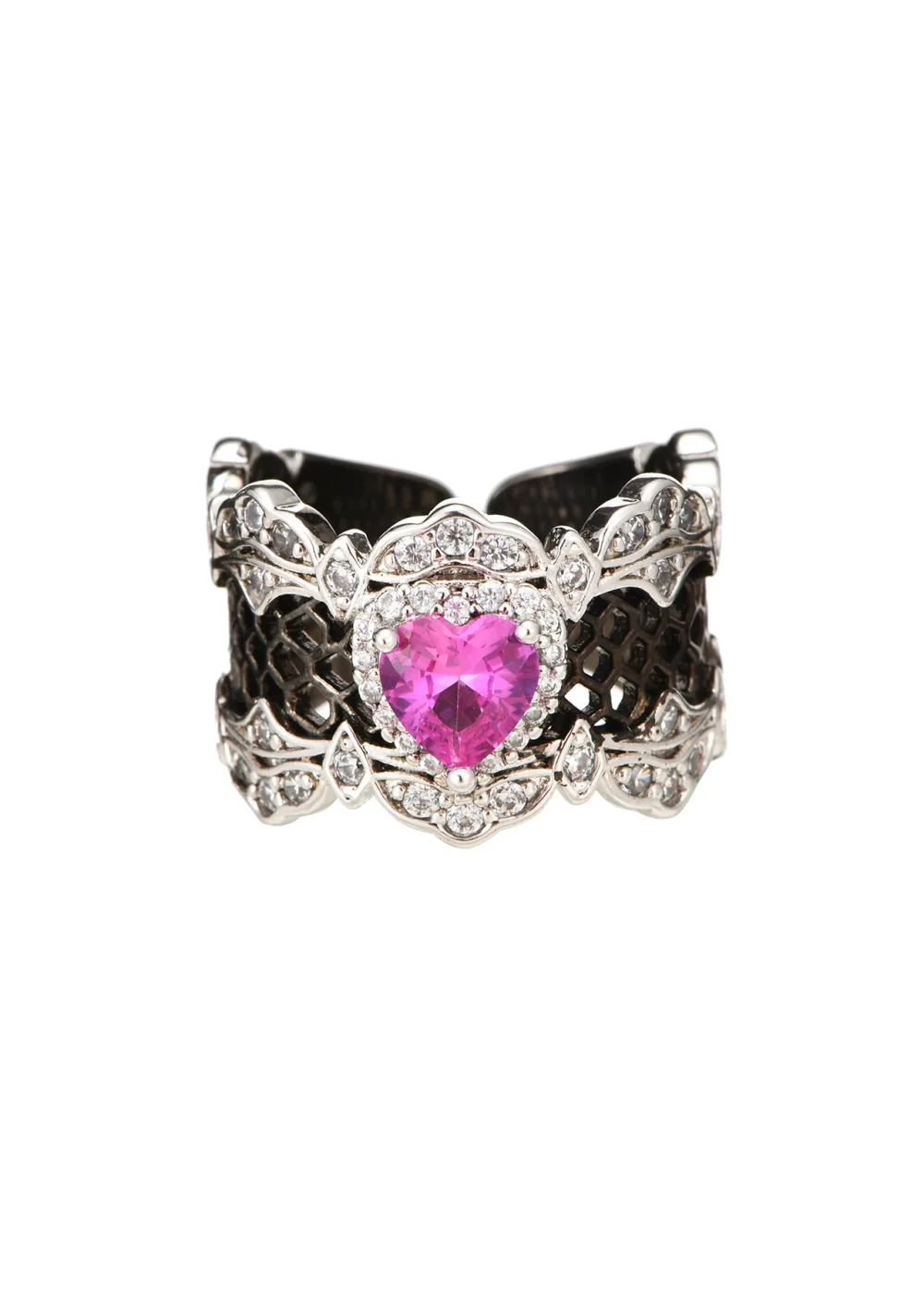 Weiteres Produktfoto 2: Elodie – gotisches Armband in Silberoptik