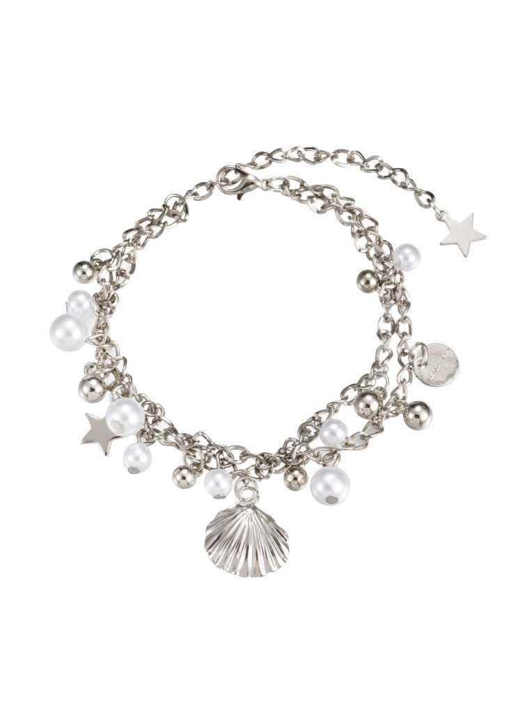 Molly Shell Pearl Silver Bracelet