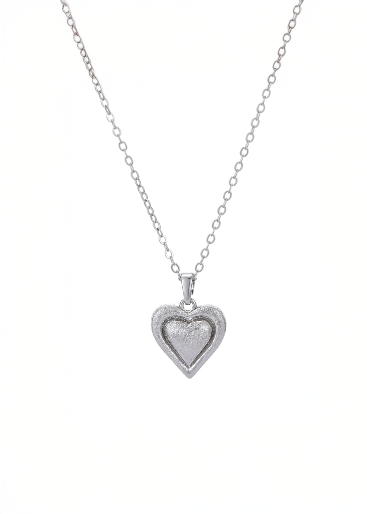 Florianne Silver Heart Necklace product photo