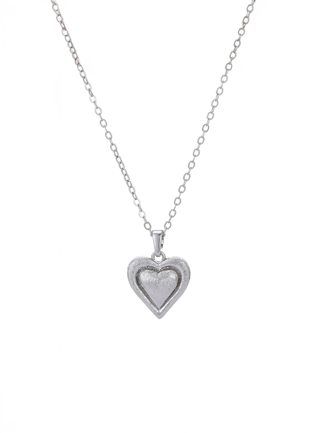 Florianne Silver Heart Necklace product photo