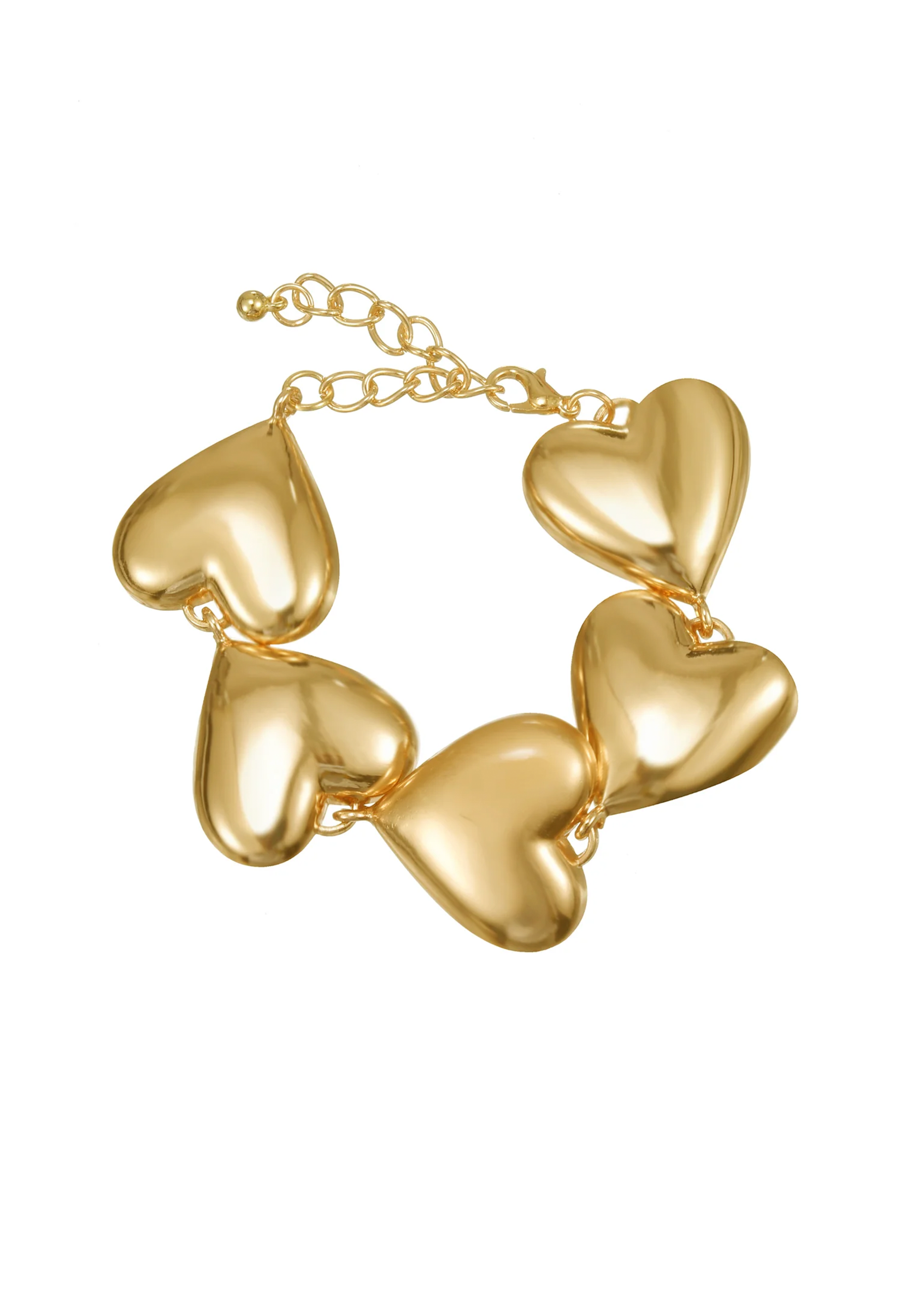 Mona Fall in Love Golden Hearts Bracelet product photo