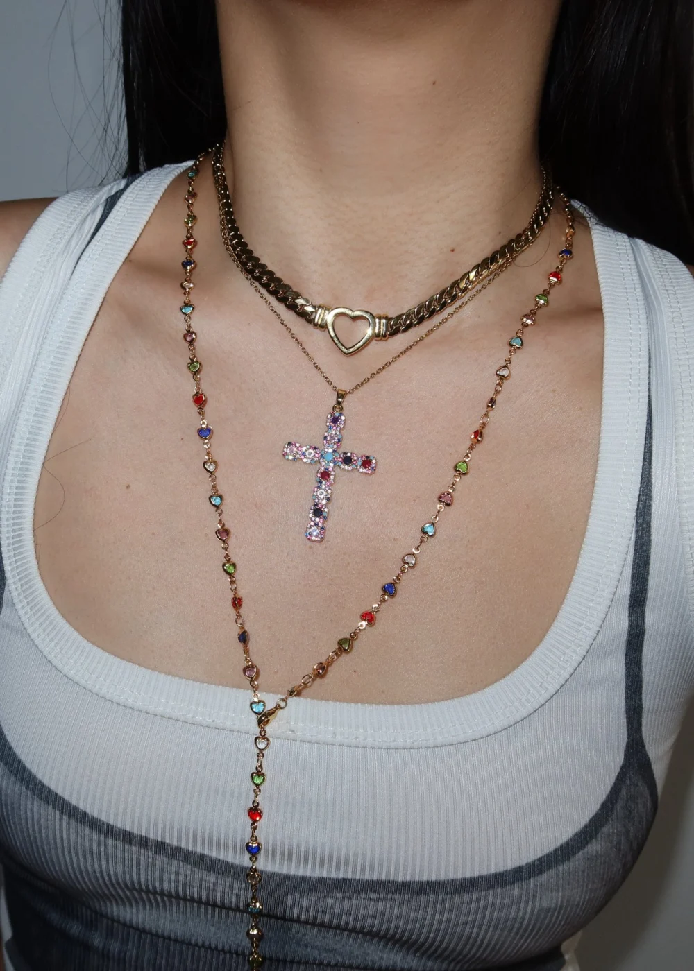 Weiteres Produktfoto 2: Lili Bold Love – markante Gliederkette in Goldoptik