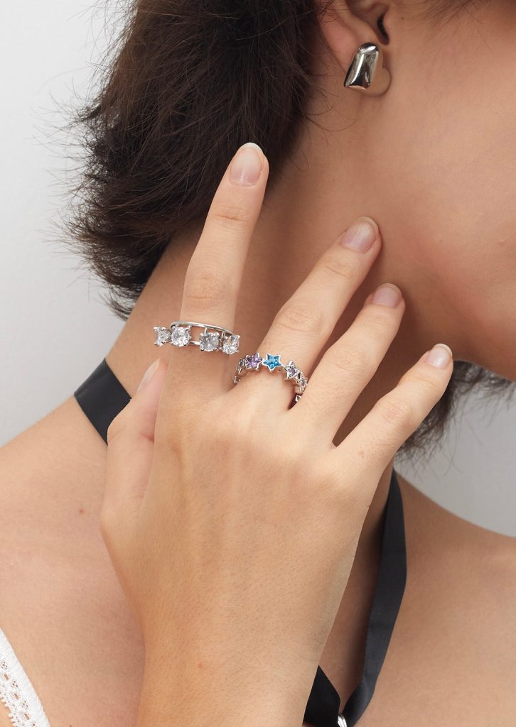 Lucas Star – Ring mit Stern und Zirkonia aus Sterlingsilber – weitere Ansicht