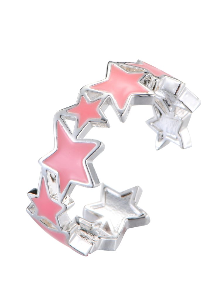Weiteres Produktfoto 2: Star Street Pink – Ring mit Sternmotiv