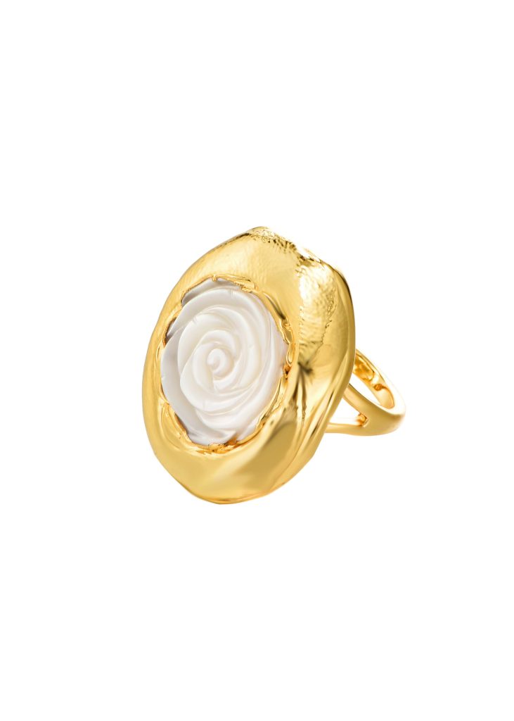 Weiteres Produktfoto 2: Rose For None – Ring in Goldoptik