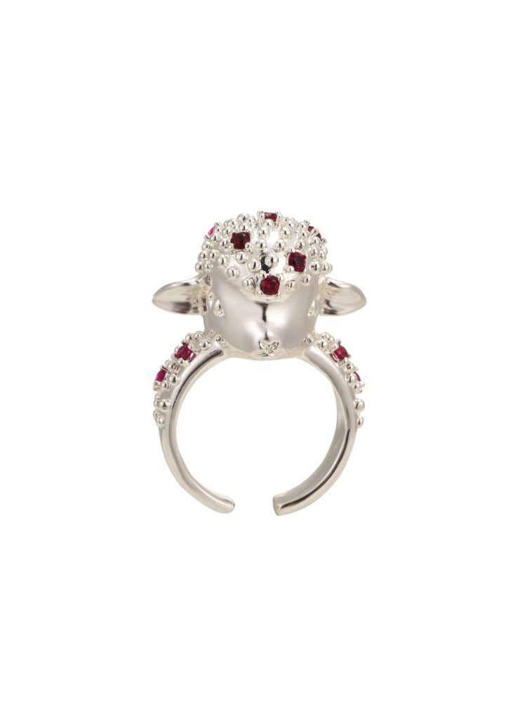Blissful Seraphim - Gentle Lamb Ring in Silver