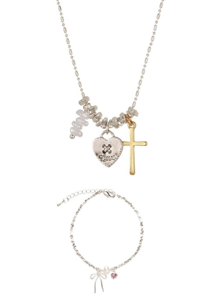 Mary & Mina Silver Set product photo