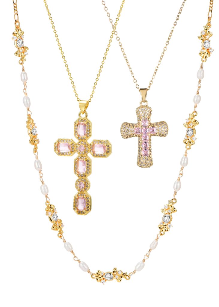 Scarlett & Fabrice Pink Golden Set product photo