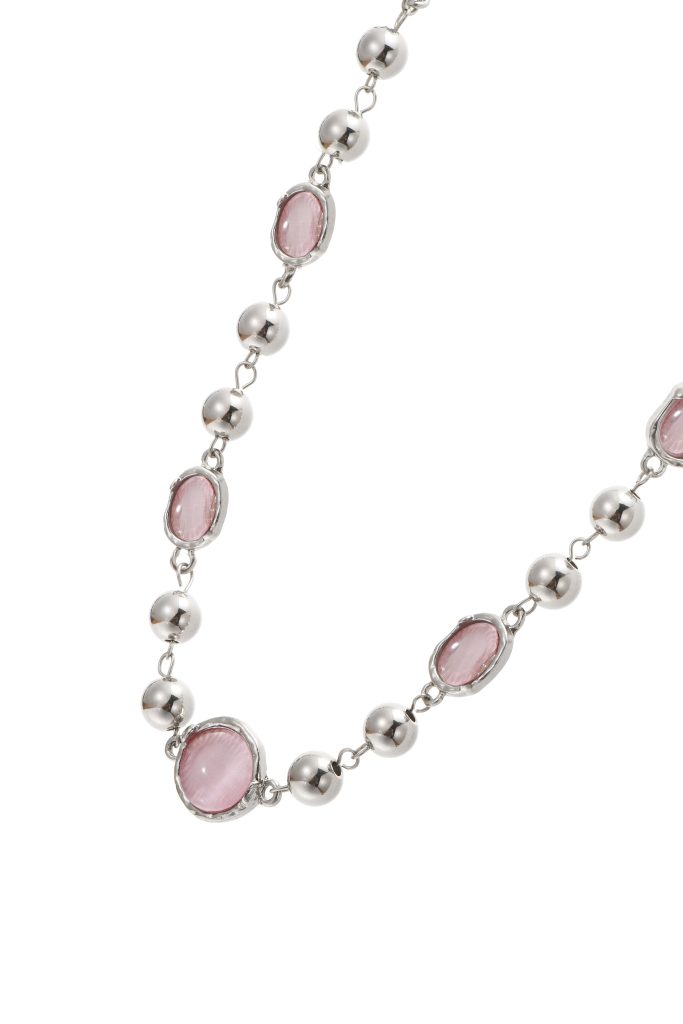 Weiteres Produktfoto 2: Guilia – Choker mit Katzenmotiv in Silberoptik