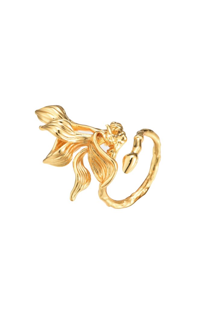 Tulip Flower – Ring mit Blumenmotiv – weitere Ansicht