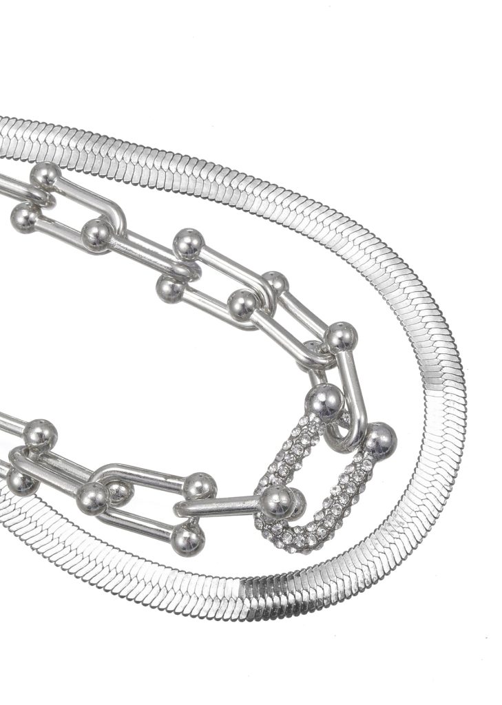 Weiteres Produktfoto 2: Sevilla – Armbandset in Silberoptik