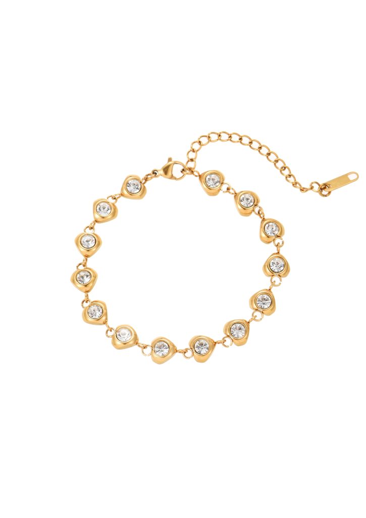 Amelie Glittering Golden Bracelet - VI product photo
