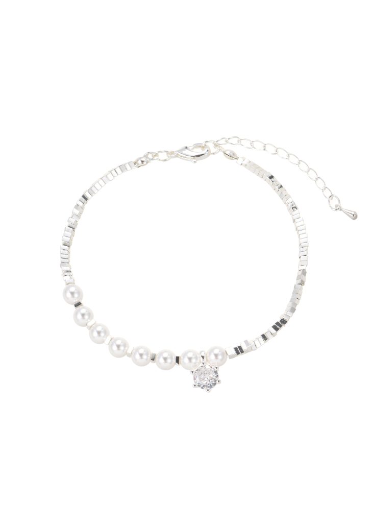 Mina Pearl Silver Bracelet product photo