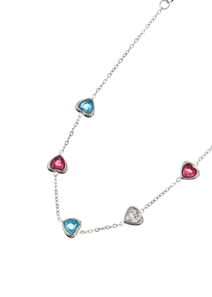 Laura – Armband mit Zirkonia in Silberoptik – weitere Ansicht