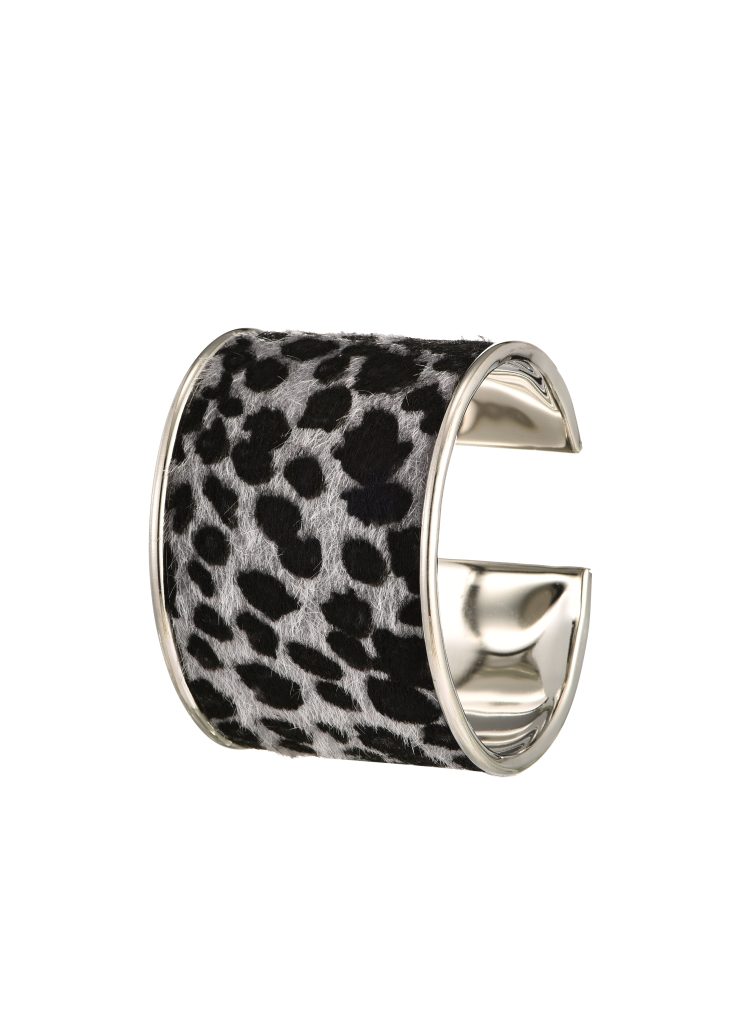 Weiteres Produktfoto 2: Snow Leopard – Armreif mit Leopardenmuster