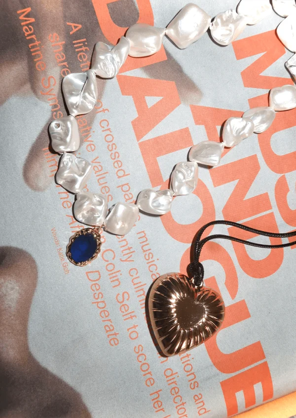 Blue Myth Baroque Pearl Necklace — alternate view