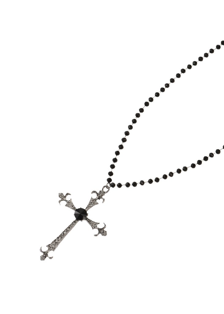 Tommy Cross Long Chain Necklace — alternate view