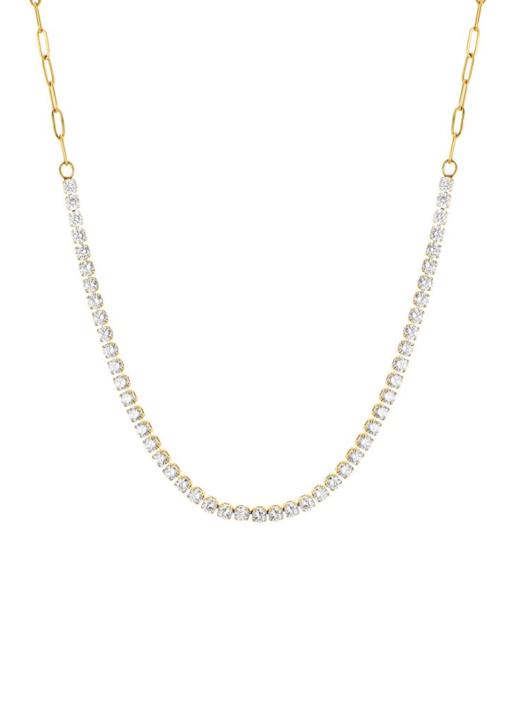 Glittering Tennis Chain Necklace product photo