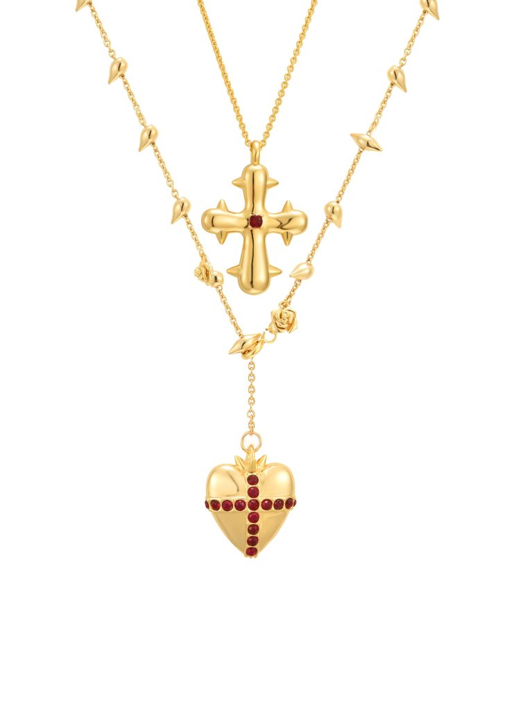 Blissful Seraphim - Necklace Golden Set