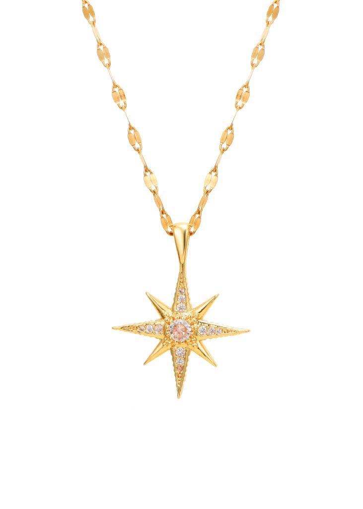 Celeste Golden Necklace product photo