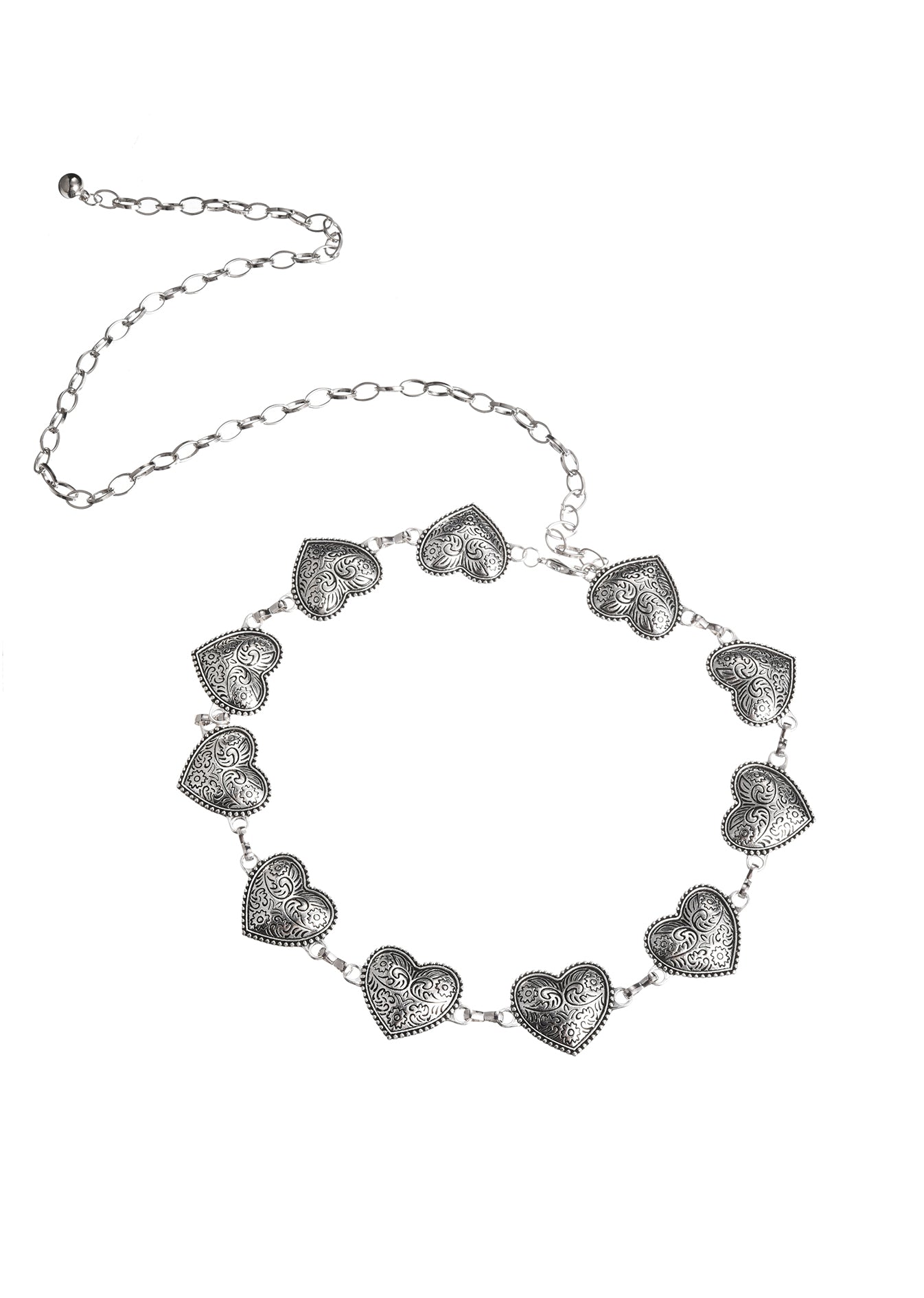 Silver Vintage Love Waist Chain product photo