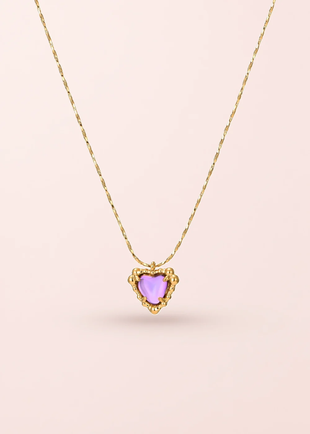 Produktfoto: Carly Rosy Heart Love – Herz-Halskette