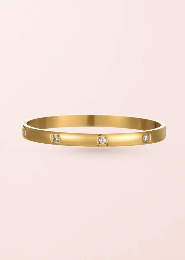 Delilah Diamond – Armband mit Zirkonia-Akzenten in Goldoptik