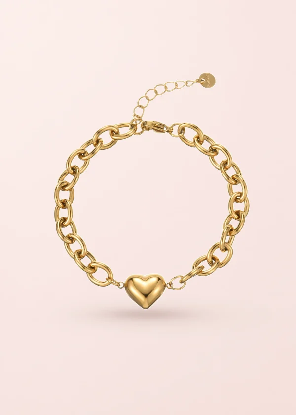 Isabelle Bold Love – Kettenarmband in Goldoptik