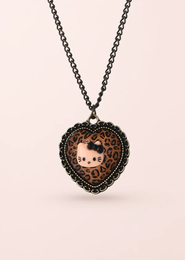Kitty Leo – Halskette mit Katzenmotiv im Vintage-Stil