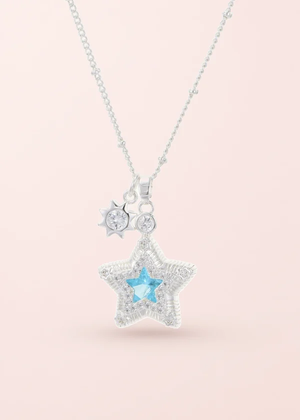 James Star – Halskette mit Sternmotiv in Silberoptik