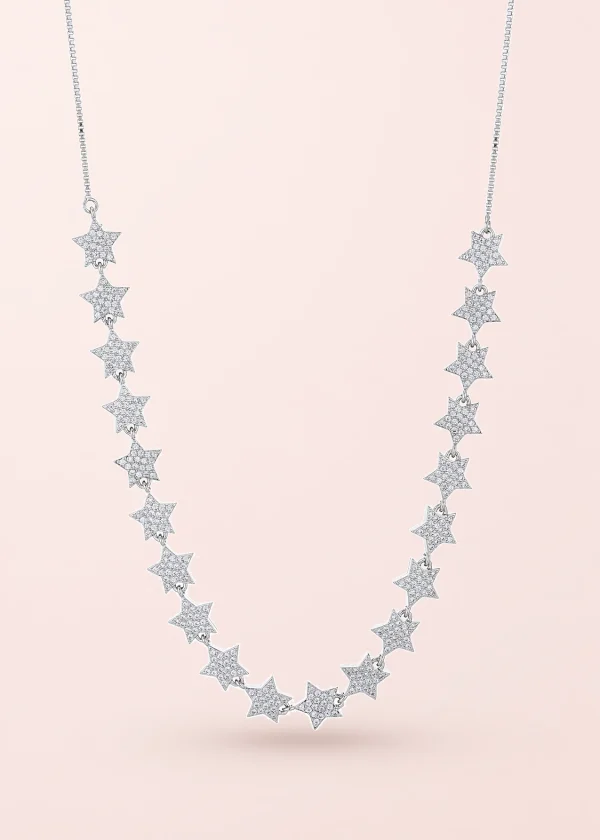 Lucky Star Wishes – glitzernde Halskette mit Sternmotiv