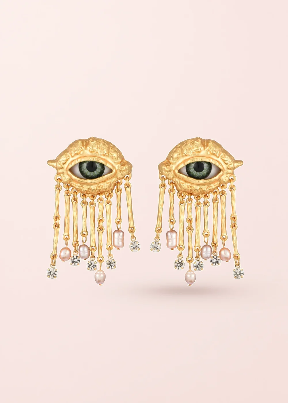 Produktfoto: Crying Out Pearls – Ohrringe in Goldoptik mit Perlenoptik