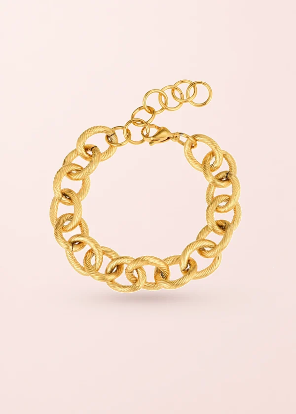 Railey Bold Chain – markantes Kettenarmband in Goldoptik